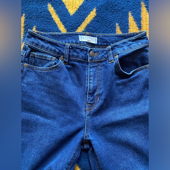 Harper Heritage Dark Wash High Rise Denim Straight Jeans! Size 28. Like New! - Picture 5 of 7
